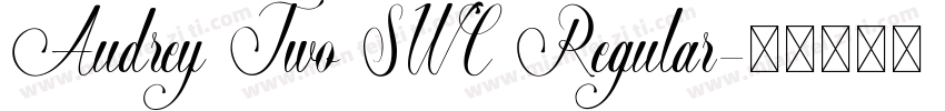 Audrey Two SWC Regular字体转换
